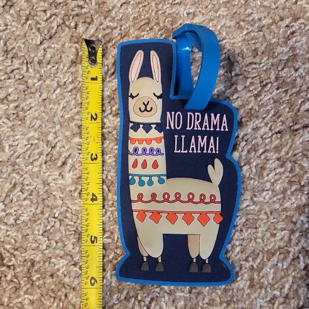 No Drama Llama Luggage Tag